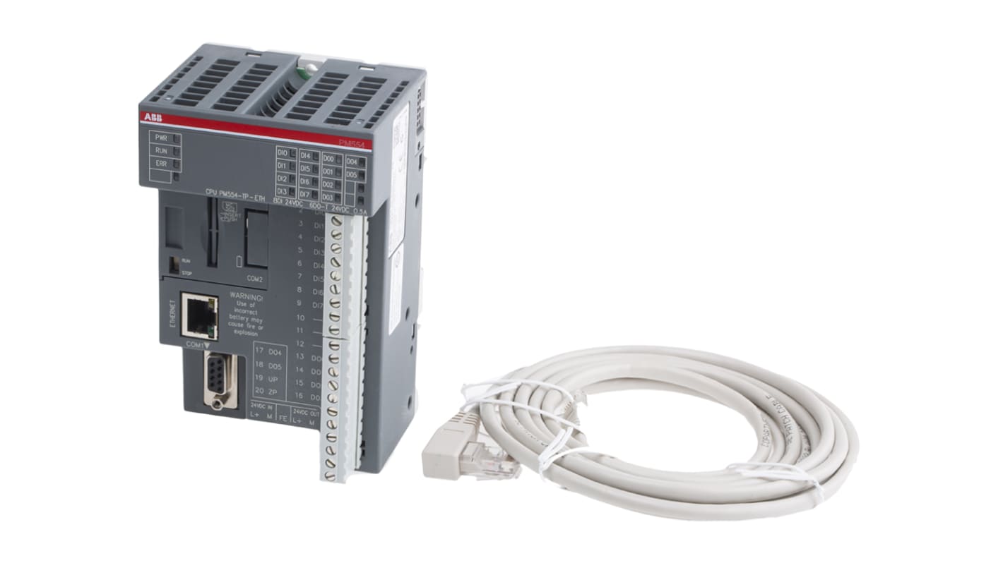 Rs-Online CPU PLC ABB AC500-eC0 ingressi: 8 uscite: 6 24 V c.c