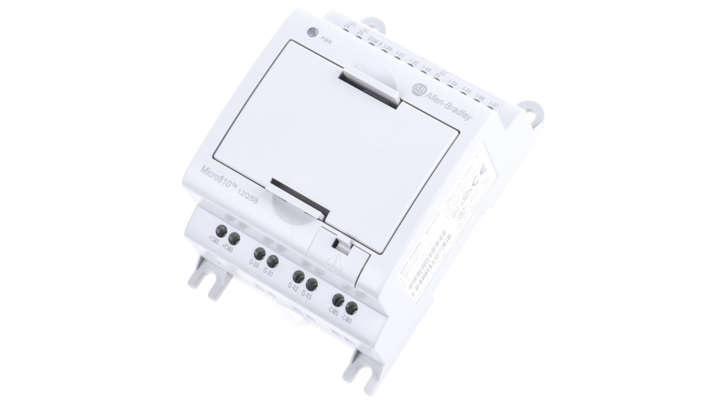 Rs-Online CPU PLC Allen Bradley Micro810 ingressi: 8 uscite: 4 12 I/O 24 V c.c