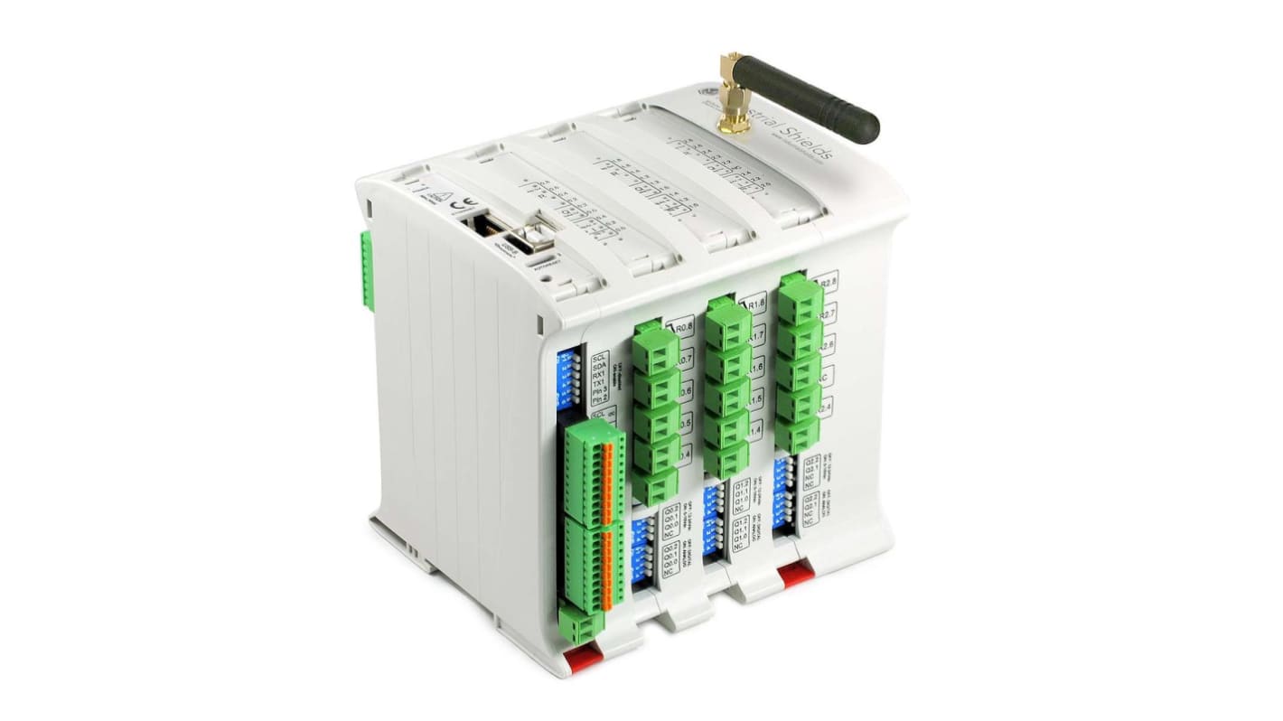 Rs-Online CPU PLC Industrial Shields M-DUINO ingressi: 17 uscite: 29