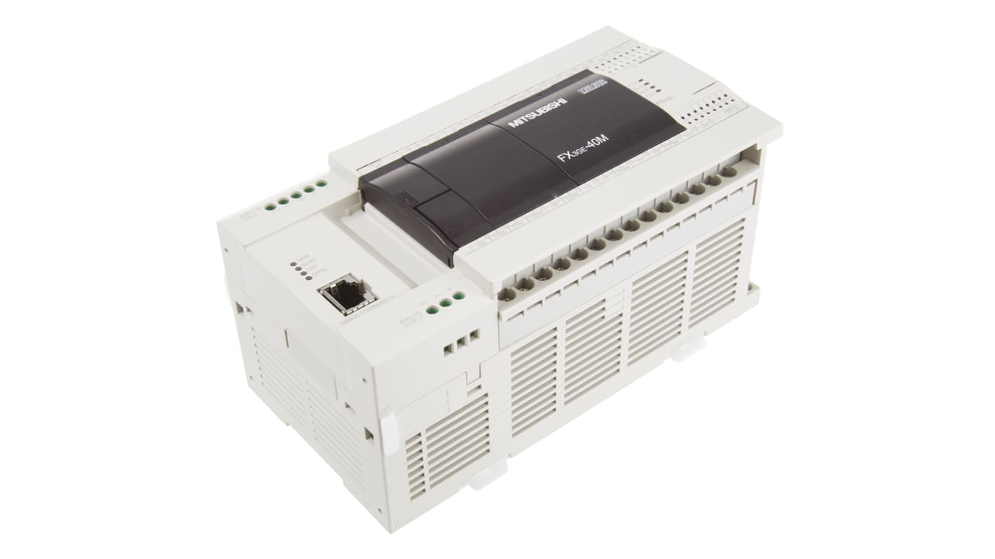 Rs-Online CPU PLC Mitsubishi Electric FX3GE ingressi: 24 uscite: 16 40 I/O 100 → 240 V c.a