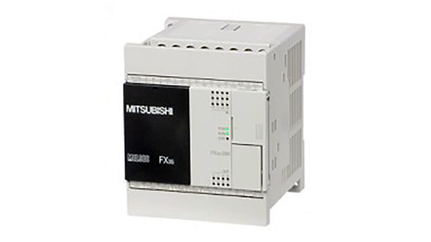 Rs-Online CPU PLC Mitsubishi Electric FX3S ingressi: 12 (sink/source) uscite: 8 (Transistor) 20 I/O 24 V c.c
