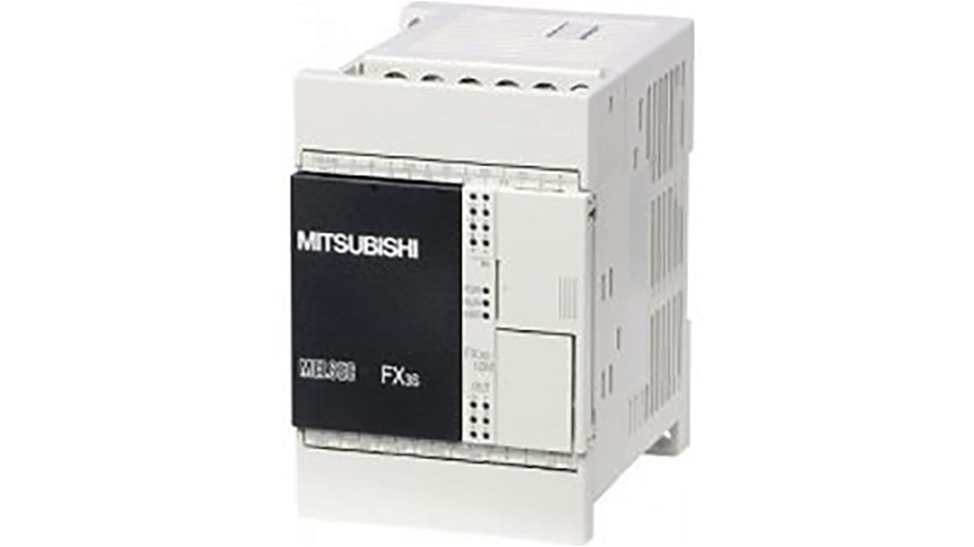 Rs-Online CPU PLC Mitsubishi Electric FX3S ingressi: 6 (sink/source) uscite: 4 (Relè) 10 I/O 24 V c.c
