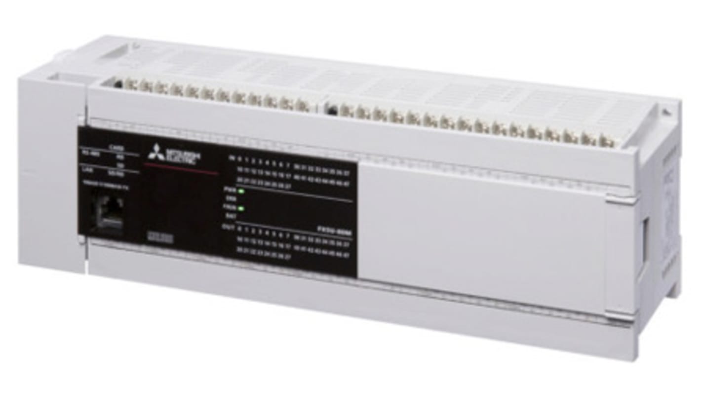 Rs-Online CPU PLC Mitsubishi Electric iQ-F MELSEC ingressi: 40 uscite: 40 40 I/O 5 V c.c. 24 V c.c