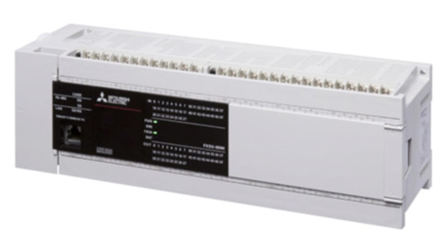 Rs-Online CPU PLC Mitsubishi Electric iQ-F MELSEC ingressi: 40 uscite: 40 40 I/O 5 V c.c. 24 V c.c