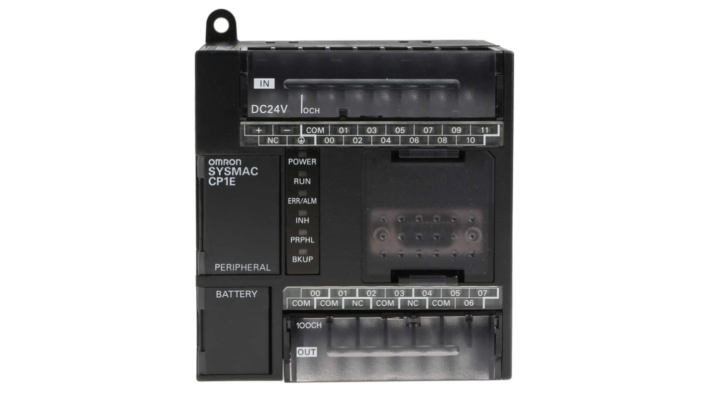 Rs-Online CPU PLC Omron CP1E ingressi: 12 uscite: 8 (Relè) 20 I/O 20 4 → 26 4 V c.c