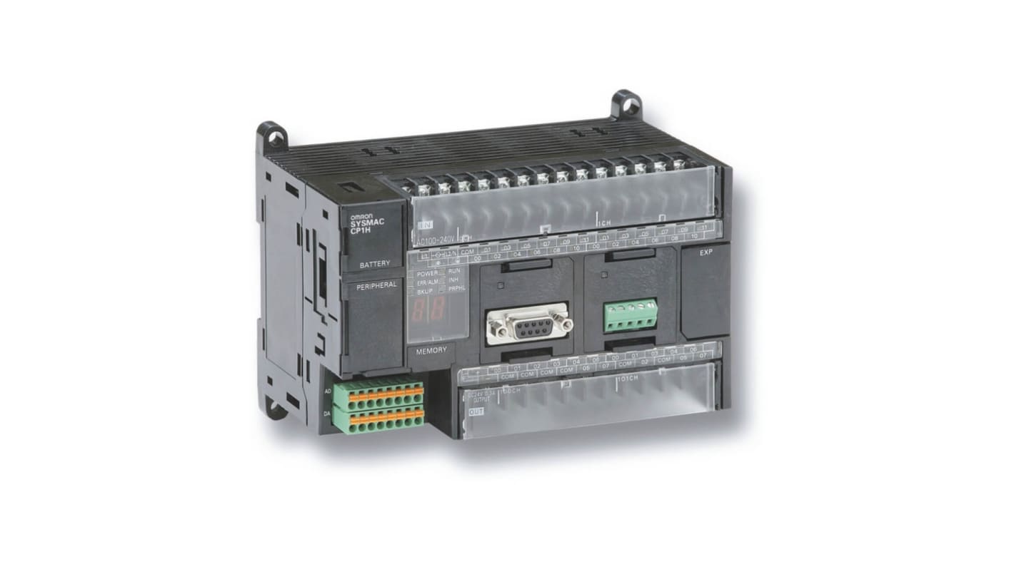 Rs-Online CPU PLC Omron CP1H ingressi: 24 uscite: 16 100 → 240V c.a