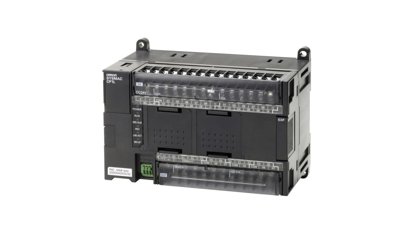 Rs-Online CPU PLC Omron CP1L ingressi: 24 uscite: 16 24 V c.c