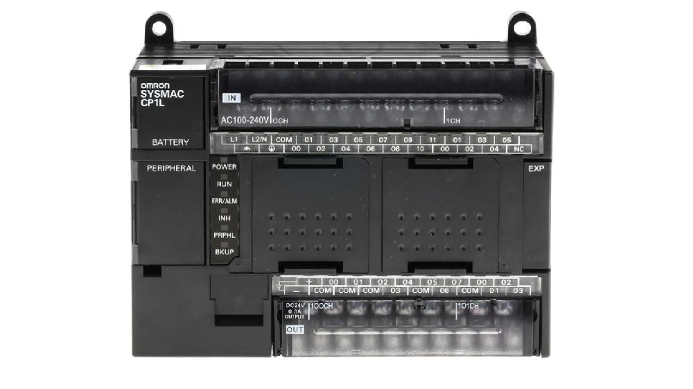 Rs-Online CPU PLC Omron Serie CP1L ingressi: 18 (c.c.) uscite: 12 (Relè) 30 I/O 85 → 264 V c.a