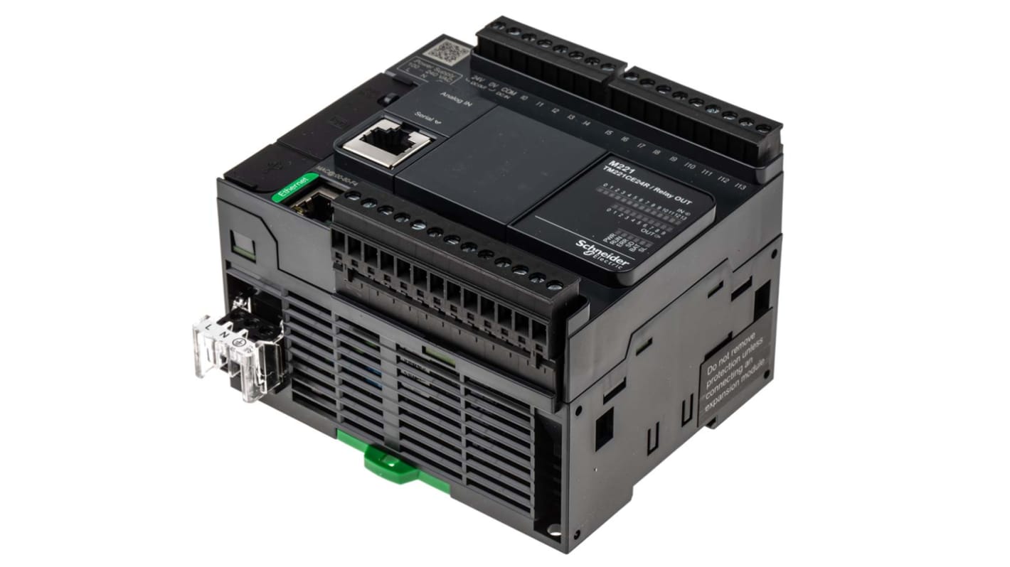 Rs-Online CPU PLC Schneider Electric Modicon M221 ingressi: 14 uscite: 10 24 I/O