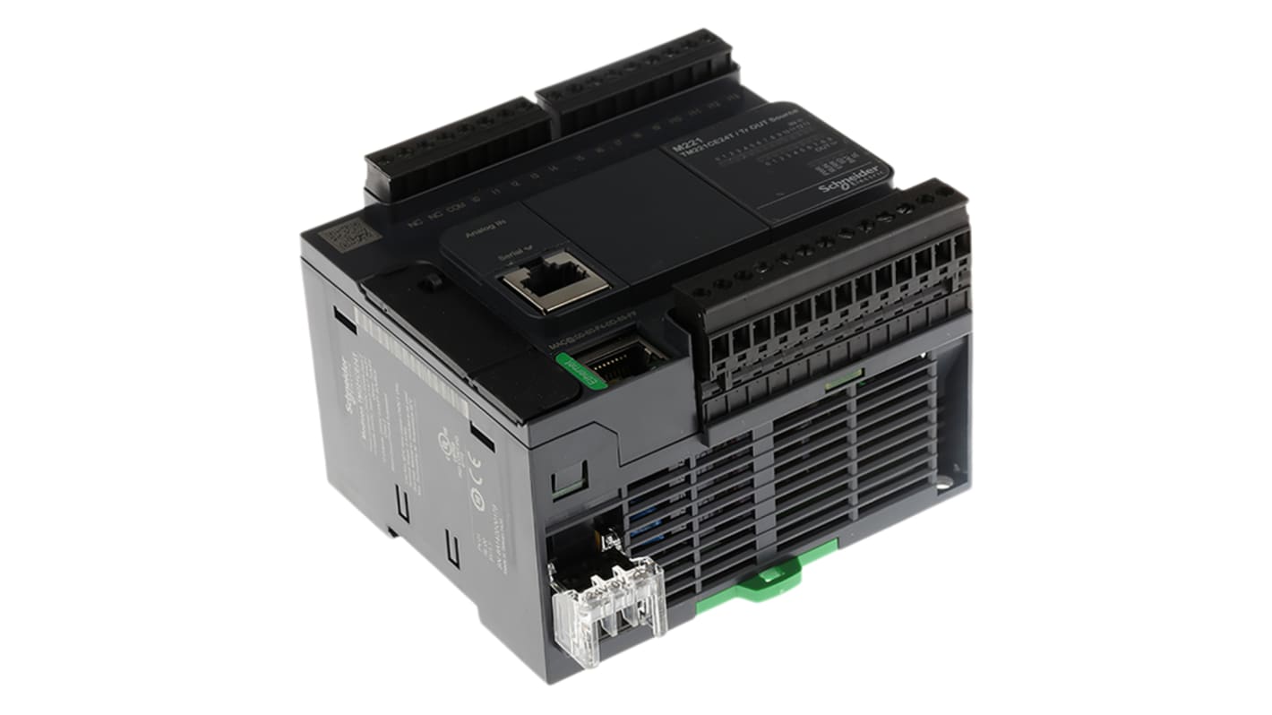 Rs-Online CPU PLC Schneider Electric Modicon M221 ingressi: 14 uscite: 10 24 I/O