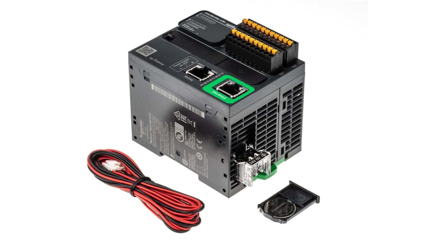 Rs-Online CPU PLC Schneider Electric Modicon M221 ingressi: 8 uscite: 8 16 I/O 19 2 → 28 8 V