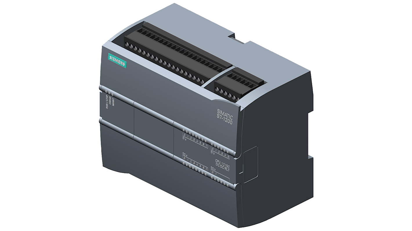 Rs-Online CPU PLC Siemens CPU SIPLUS S7-1200 1215C ingressi: 16 uscite: 12 24 V c.c