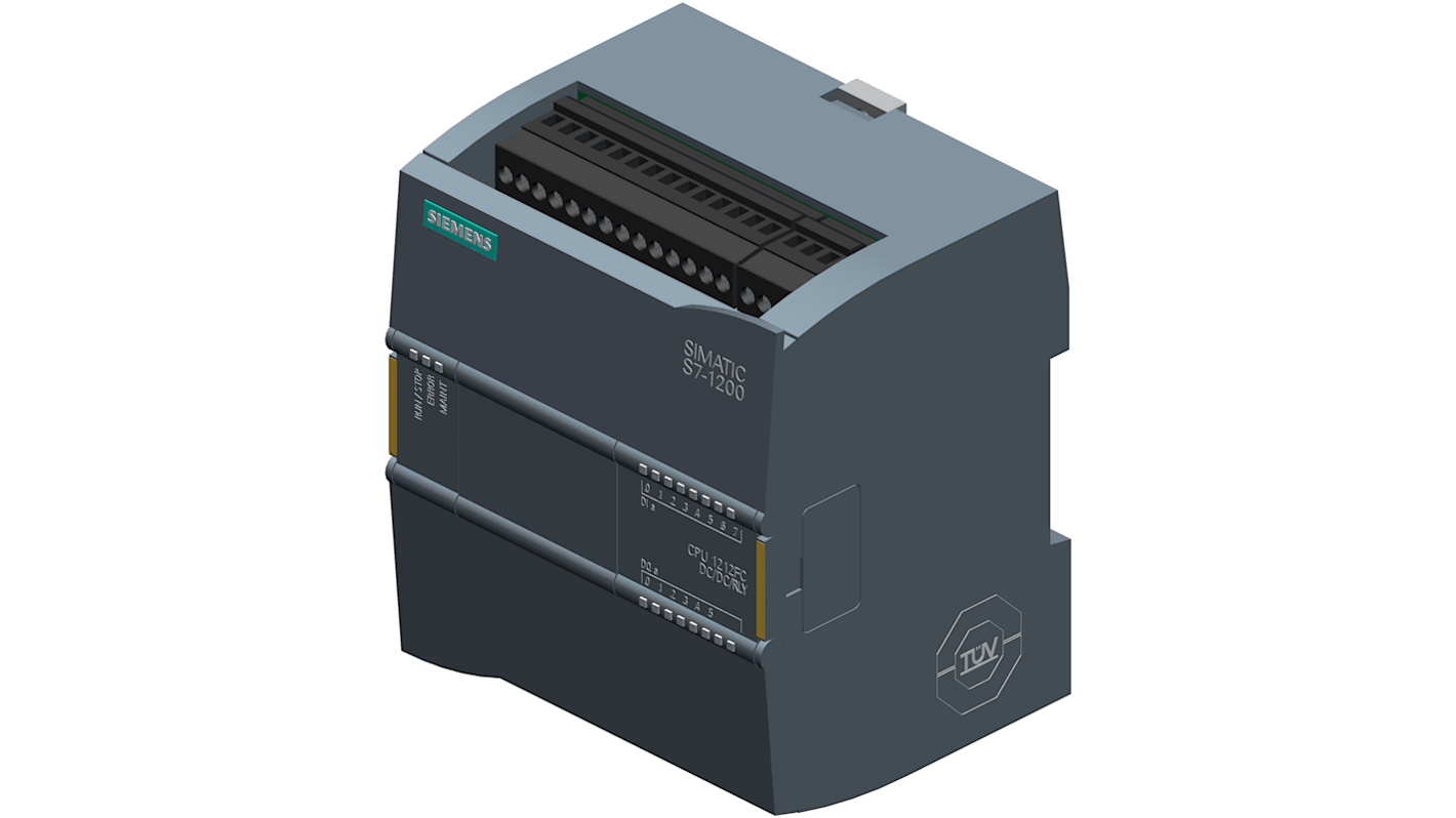 Rs-Online CPU PLC Siemens SIMATIC S7-1200 ingressi: 10 uscite: 6 24 V c.c