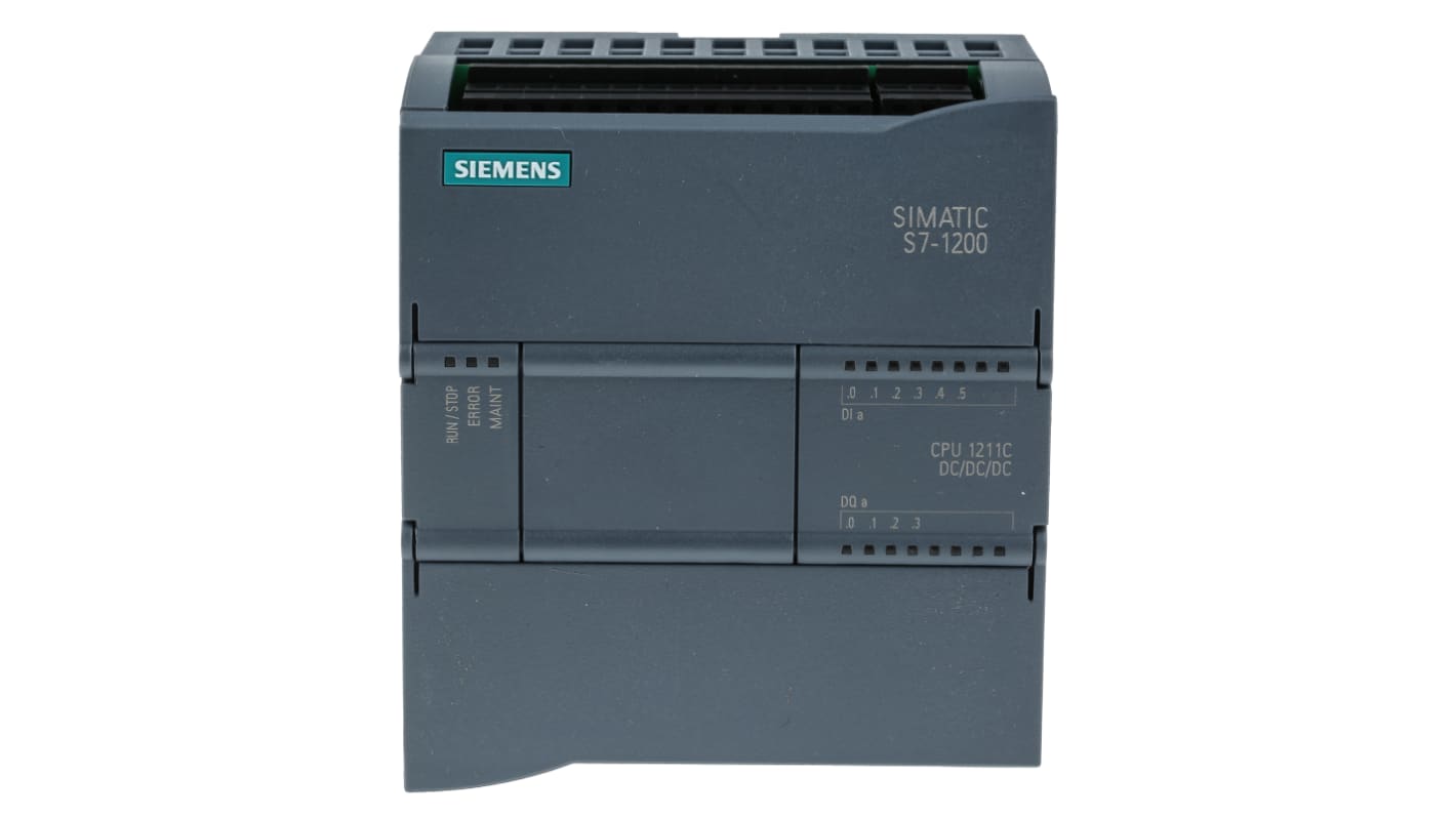 Rs-Online CPU PLC Siemens SIMATIC S7-1200 ingressi: 6 (digitale 2 interruttori come analogico) uscite: 4 (uscita digitale