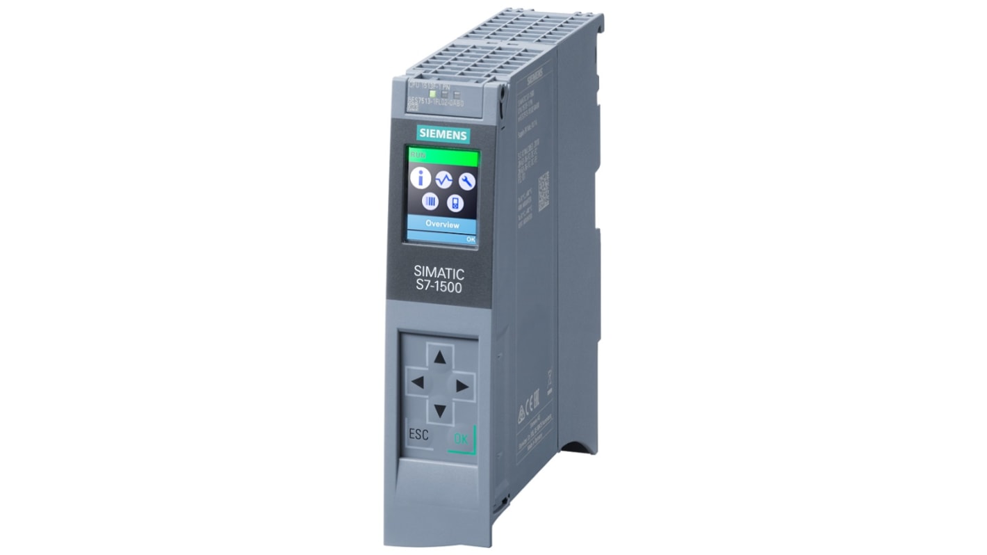 Rs-Online CPU PLC Siemens SIMATIC S7-1500F ingressi: 20 uscite: 20 24 V