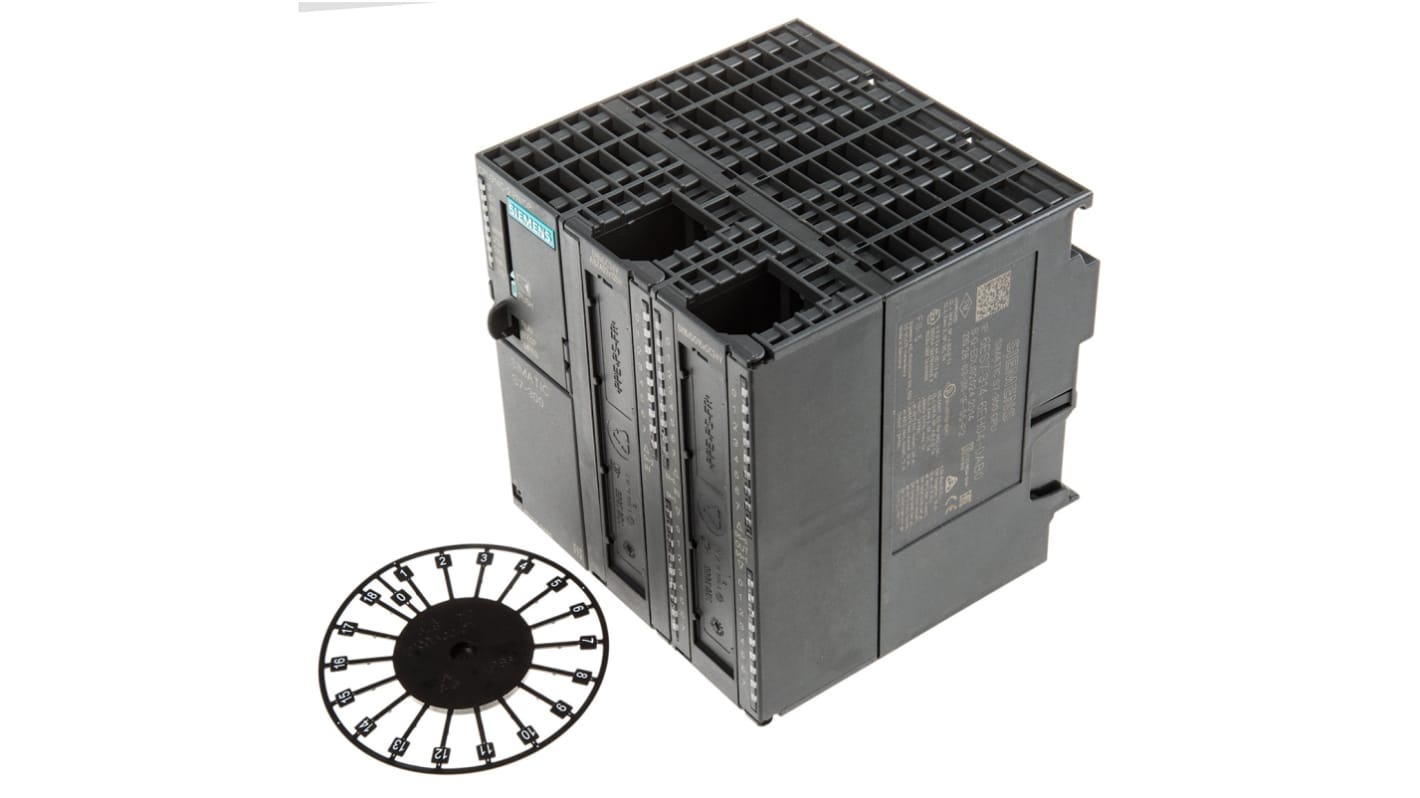 Rs-Online CPU PLC Siemens SIMATIC S7-300 ingressi: 28 (24 digitali 4 analogici) uscite: 18 (16 digitali 2 analogici) 46 I/O