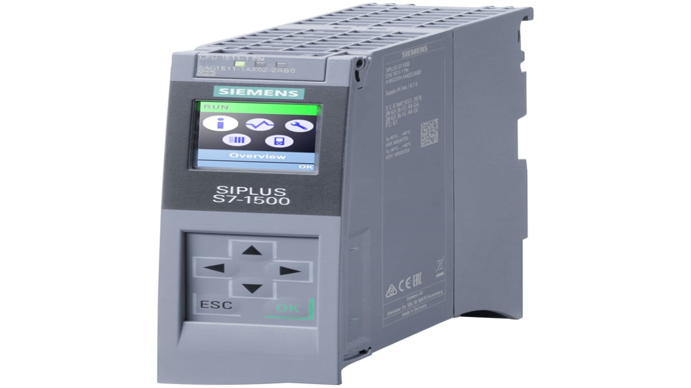 Rs-Online CPU PLC Siemens SIPLUS S7-1500 Ingressi: 2