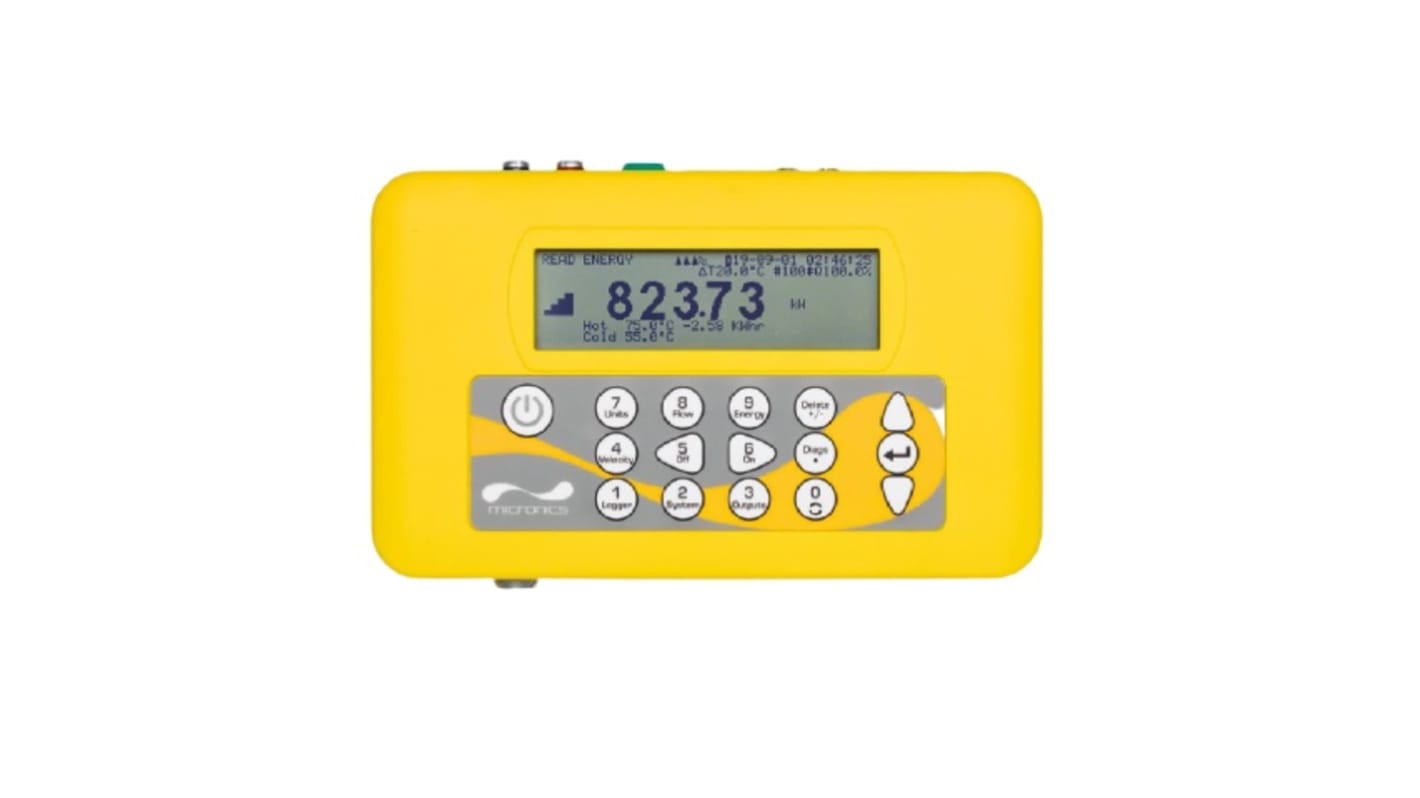 Rs-Online Flussometro Digitron per Fluido liquido flusso 0 1 m/s. → 20 m/s