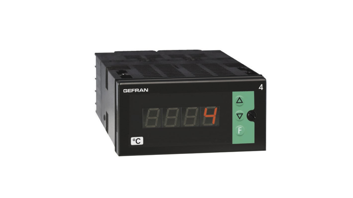 Rs-Online Indicatore di temperatura Gefran 4T 11 → 27 V ca/cc 96 x 48mm