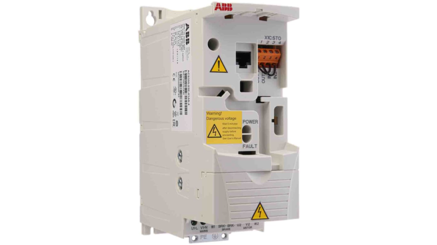 Rs-Online Inverter ABB 0 55 kW 400 V c.a. 3 fasi 0 → 600Hz