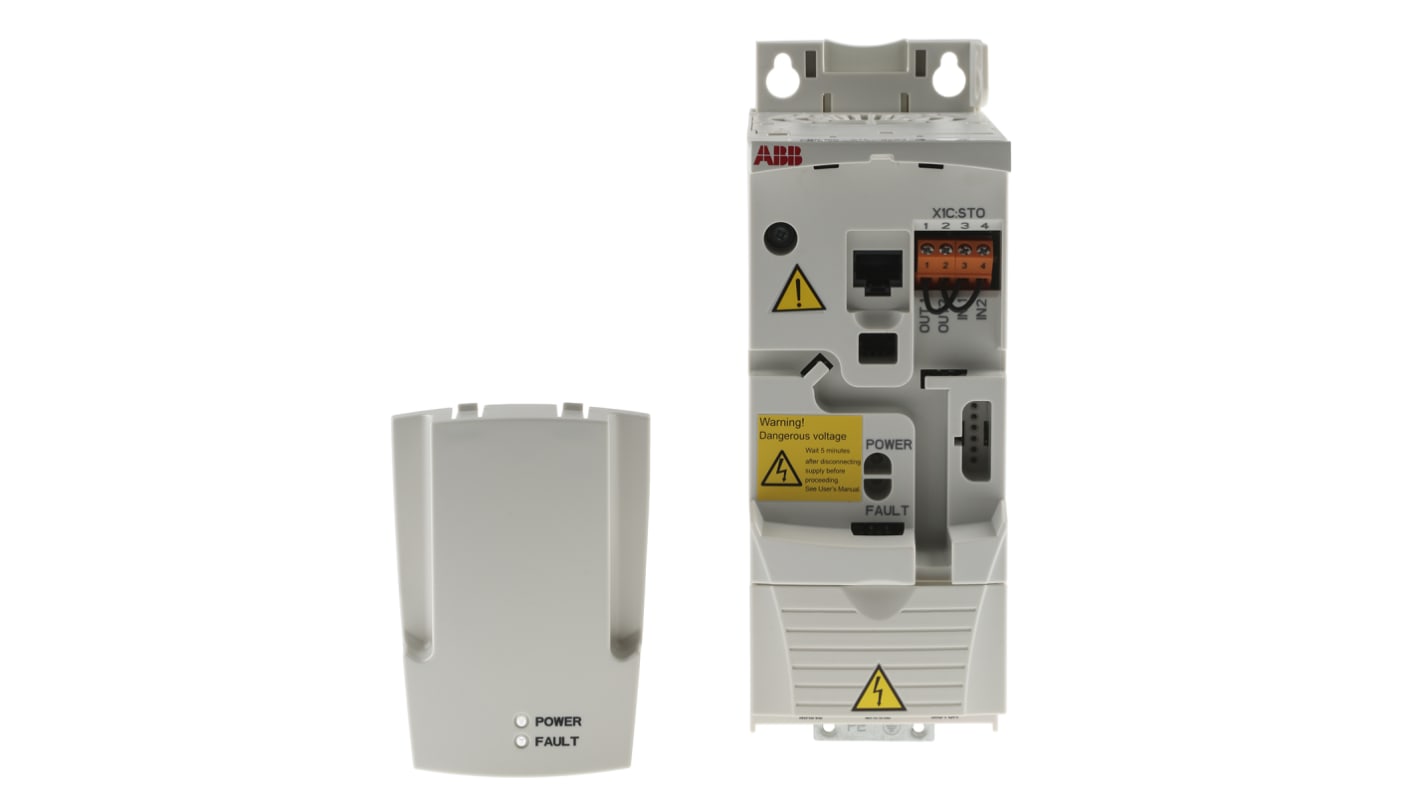 Rs-Online Inverter ABB 0 75 W 240 V CA 1 fase 0 → 600Hz