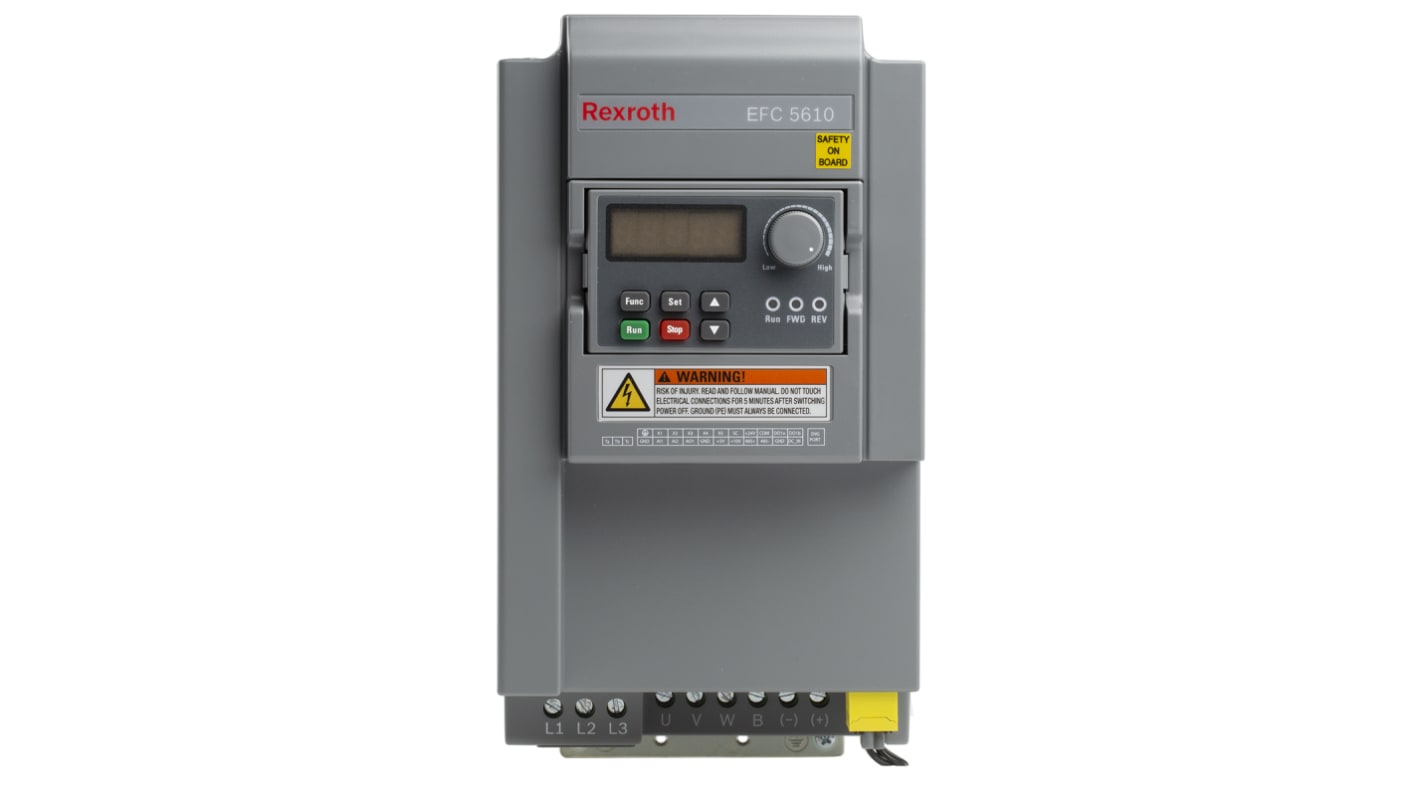 Rs-Online Inverter Bosch Rexroth 5 5 kW 380 V c.a. 3 fasi 0 → 400Hz