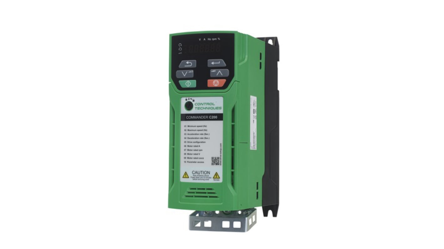 Rs-Online Inverter Control Techniques 0 37 KW 380 → 480 V C.a. 3 Fasi 0 → 550Hz