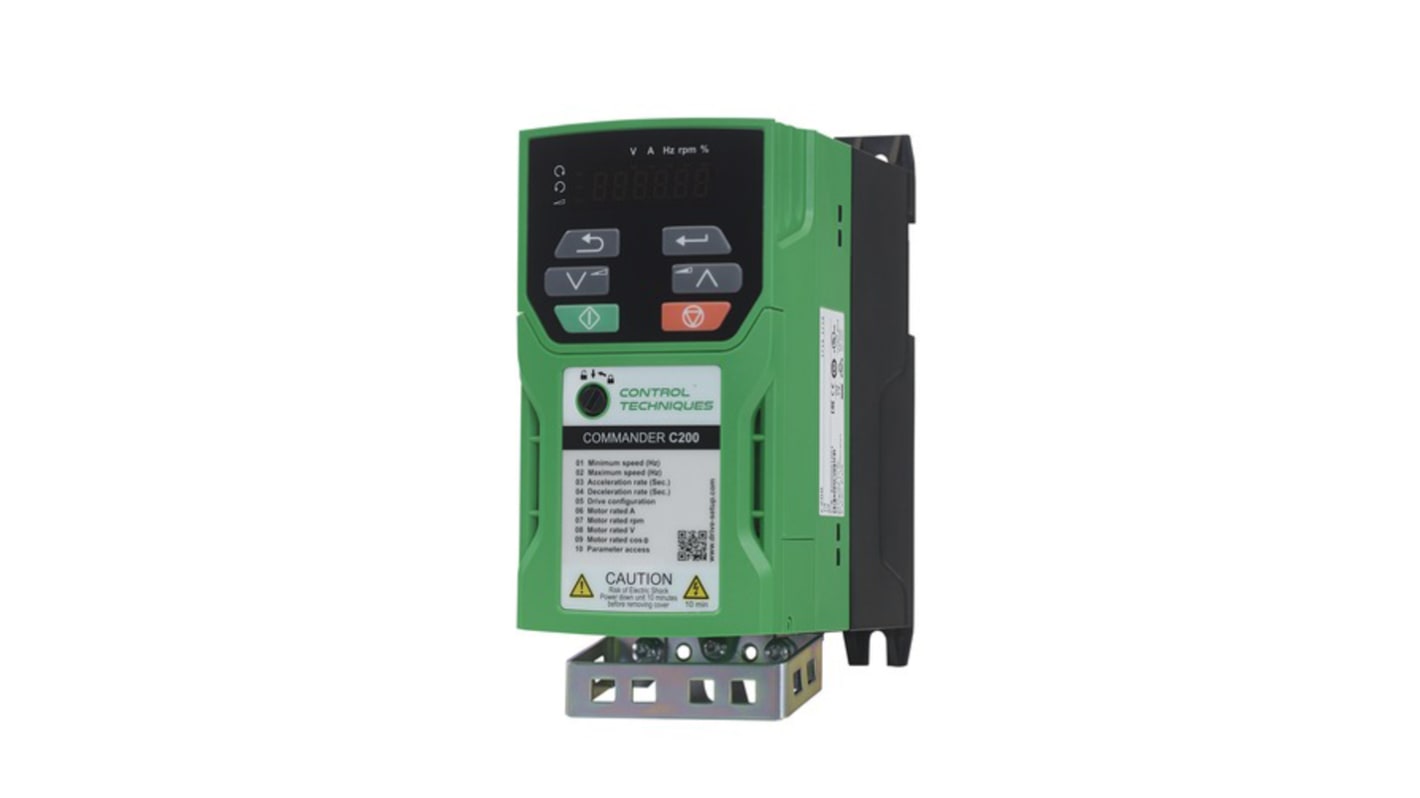 Rs-Online Inverter Control Techniques 0 75 KW 200 → 240 V C.a. 1 Fase 0 → 550Hz