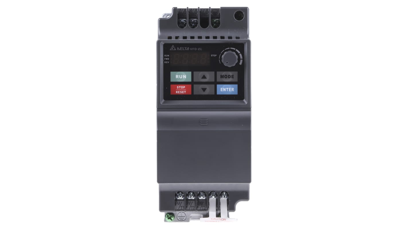 Rs-Online Inverter Delta Electronics 0 4 kW 230 V c.a. 1 fase 0 → 600 Hz