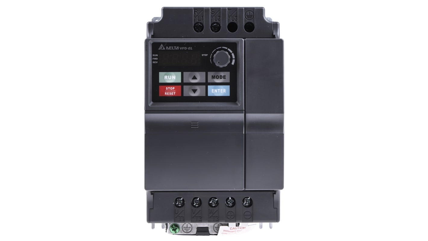 Rs-Online Inverter Delta Electronics 2 2 kW 230 V c.a. 1 fase 0 → 600 Hz