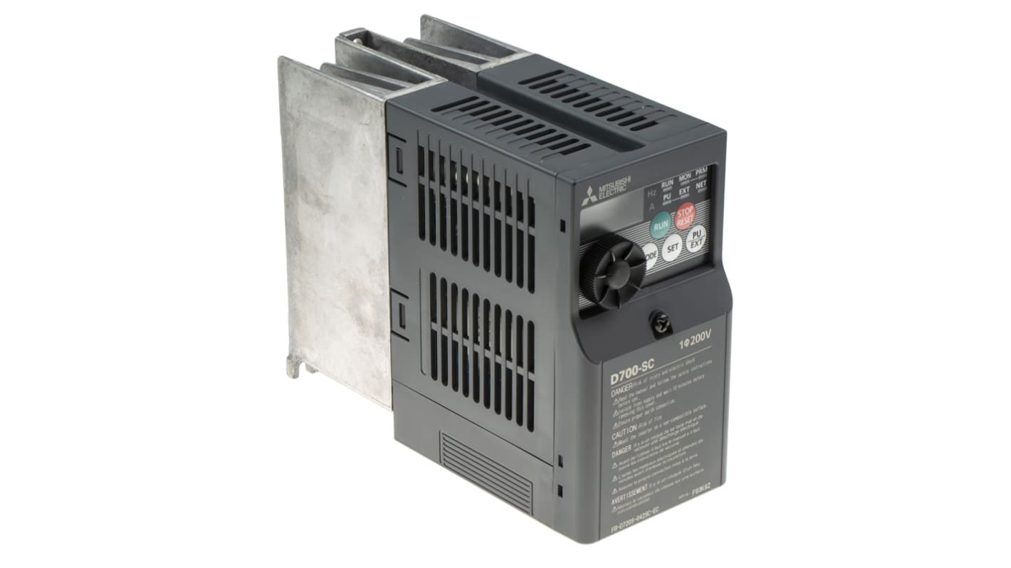 Rs-Online Inverter Mitsubishi Electric 0 75 W 230 V c.a. 1 fase 0.2 → 400Hz