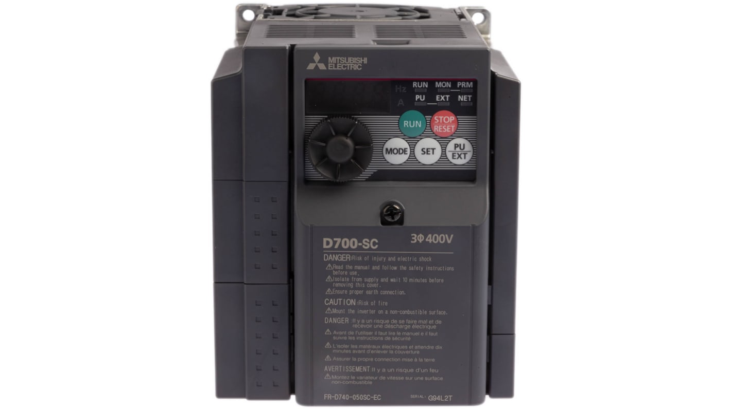 Rs-Online Inverter Mitsubishi Electric 2 2 KW 400 V C.a. 3 Fasi 0.2 → 400Hz