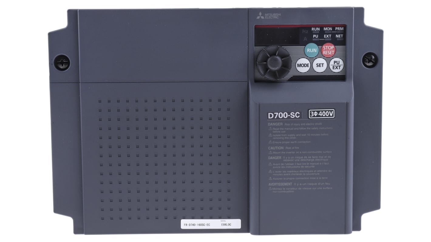 Rs-Online Inverter Mitsubishi Electric 7 5 kW 400 V c.a. 3 fasi 0.2 → 400Hz