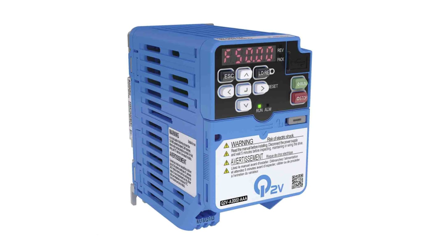 Rs-Online Inverter Omron 0 37 kW 200 V c.a. 1 fase 590Hz