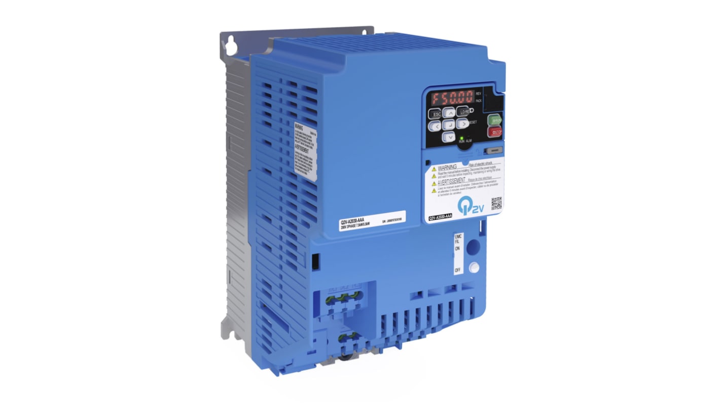 Rs-Online Inverter Omron 30 kW 400 V c.a. 3 fasi 590Hz