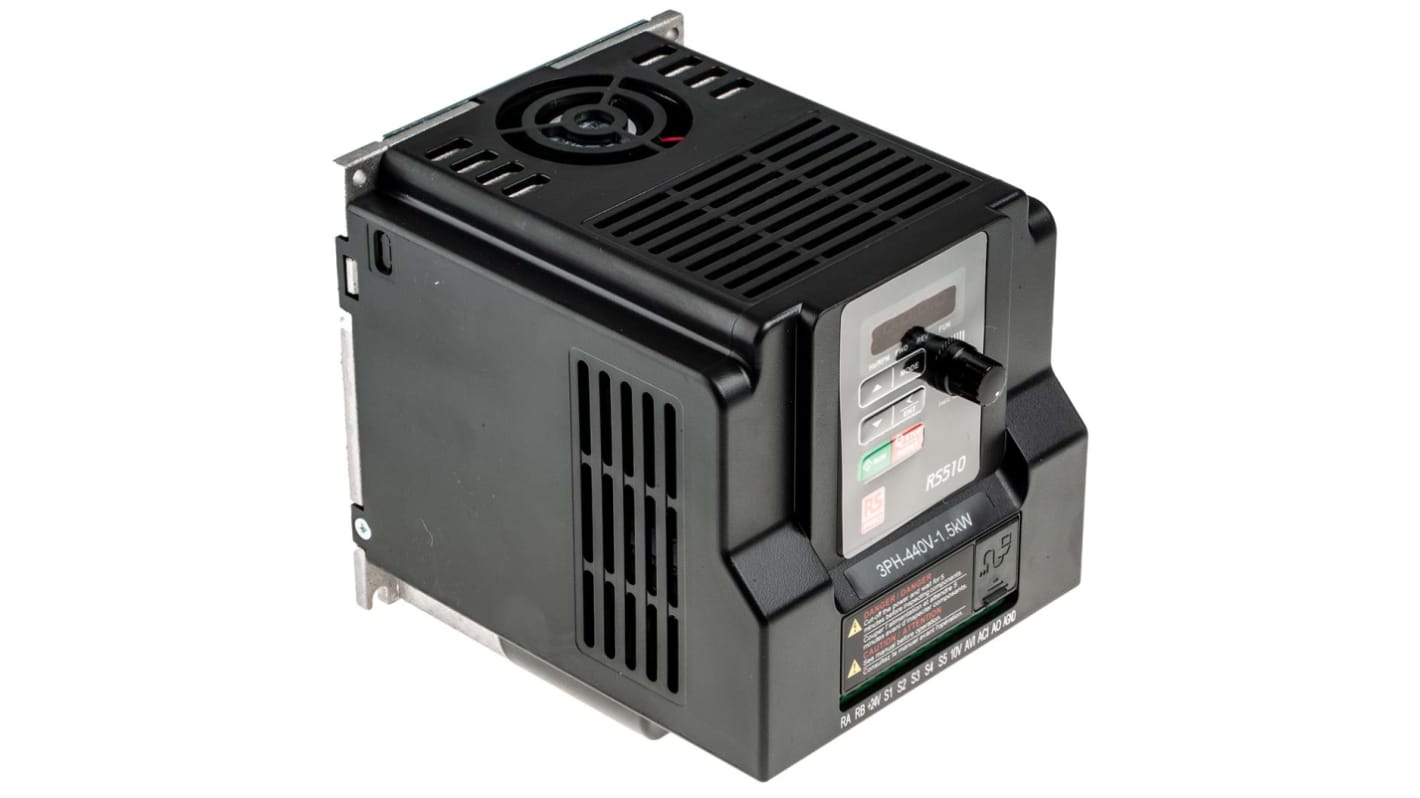 Rs-Online Inverter RS PRO 1 5 kW 380 → 480 V c.a. 3 fasi 599Hz