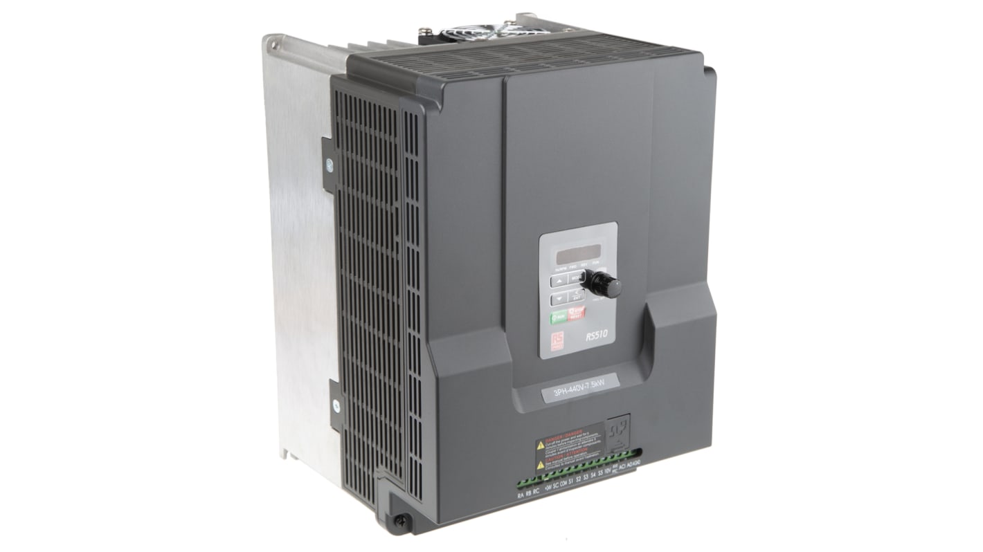 Rs-Online Inverter RS PRO 7 5 kW 380 → 480 V c.a. 3 fasi 599Hz