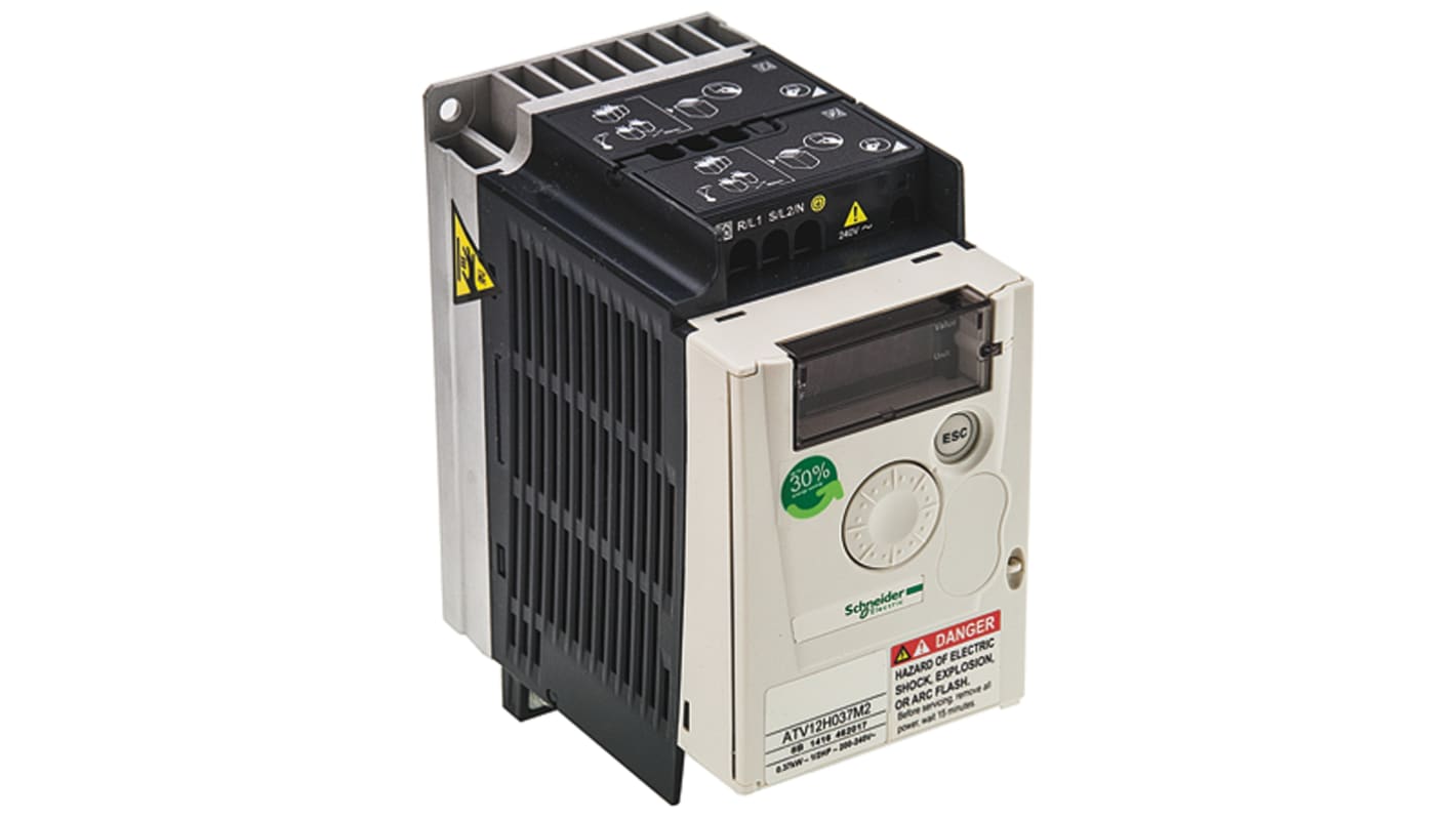 Rs-Online Inverter Schneider Electric 0 37 kW 230 V c.a. 1 fase 400Hz