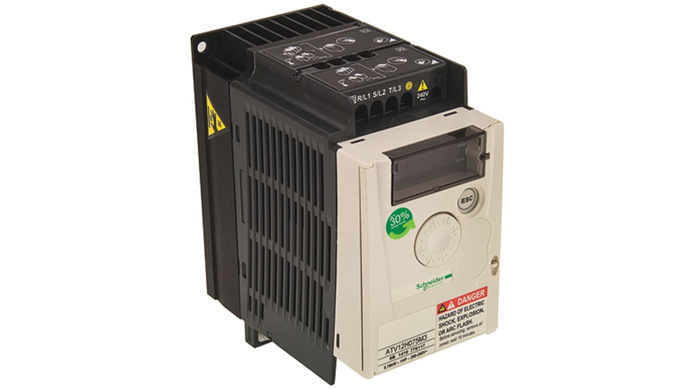 Rs-Online Inverter Schneider Electric 0 75 W 230 V c.a. 3 fasi 400Hz