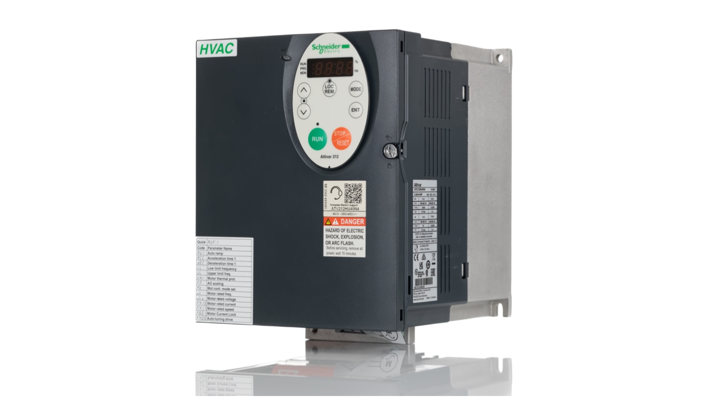 Rs-Online Inverter Schneider Electric 4 kW 400 V c.a. 3 fasi 0 → 200Hz