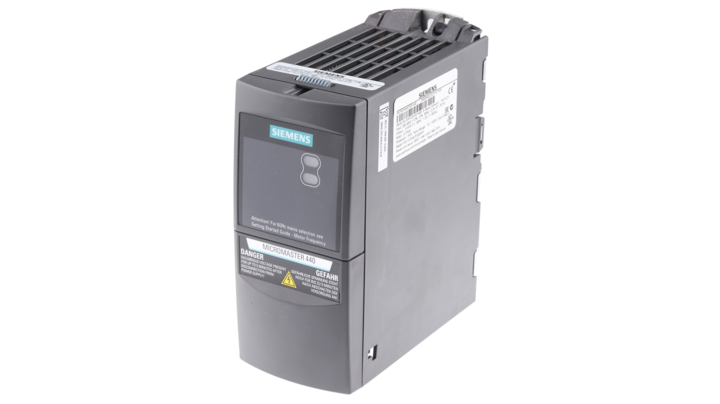 Rs-Online Inverter Siemens 0 37 kW 400 V c.a. 3 fasi 0 → 550Hz