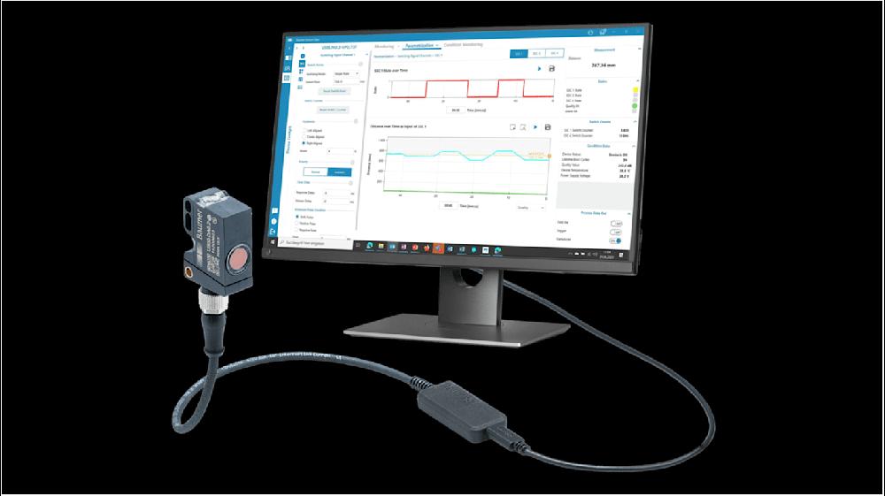 Rs-Online Master IO-Link Baumer 1m per uso con Serie di sensori Baumer
