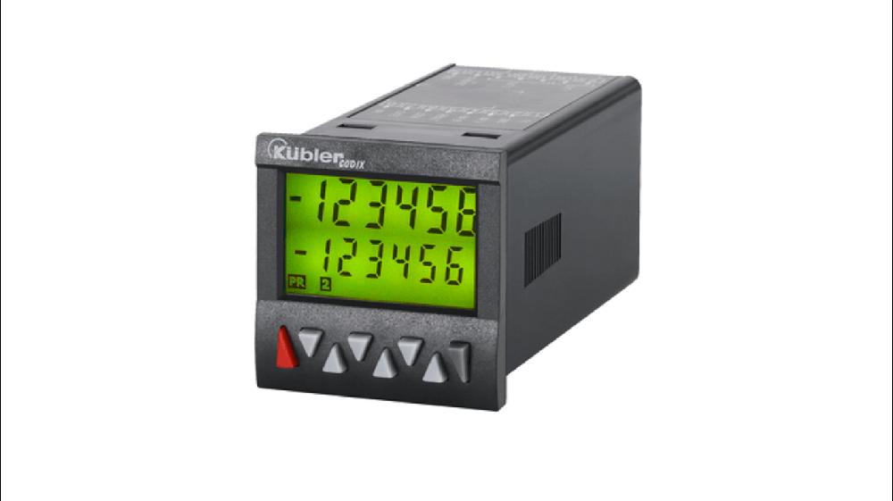 Rs-Online Misuratore digitale multifunzione da pannello Kübler Frequenza impulso tempo 65kHz display LCD 6 cifre 100