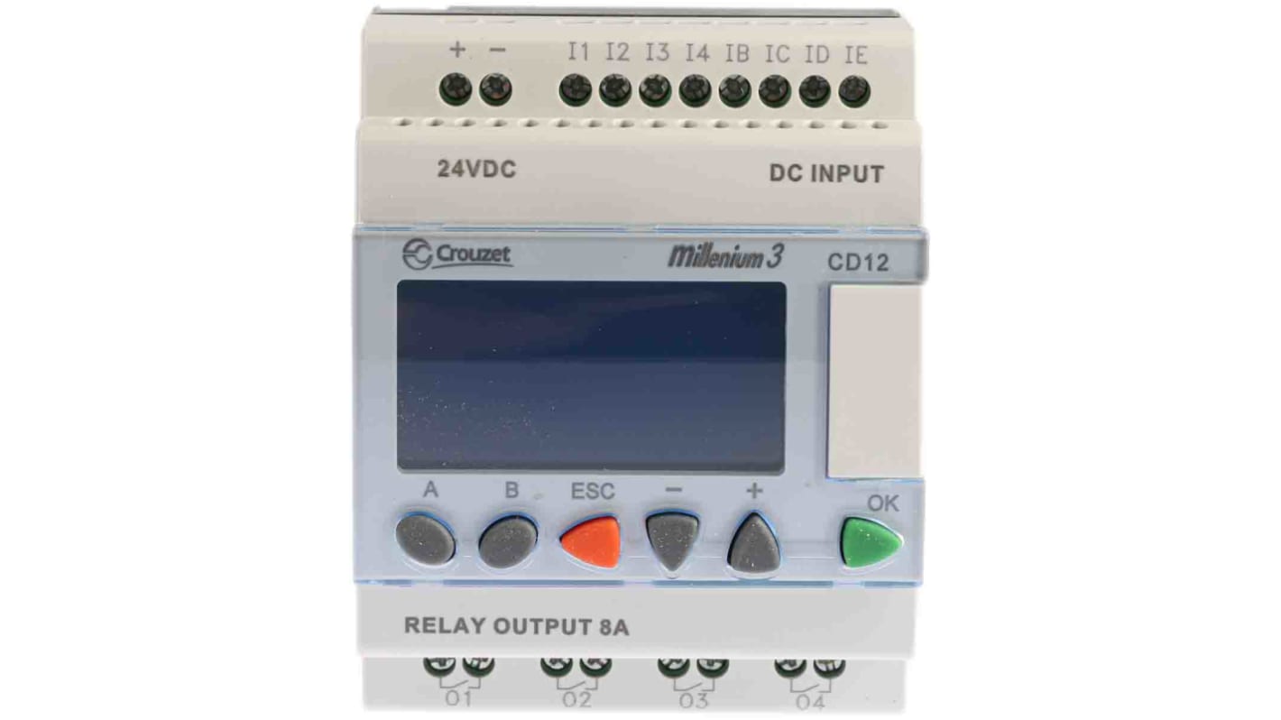 Rs-Online Modulo logico Crouzet Millenium 3 ingressi: 8 uscite: 4