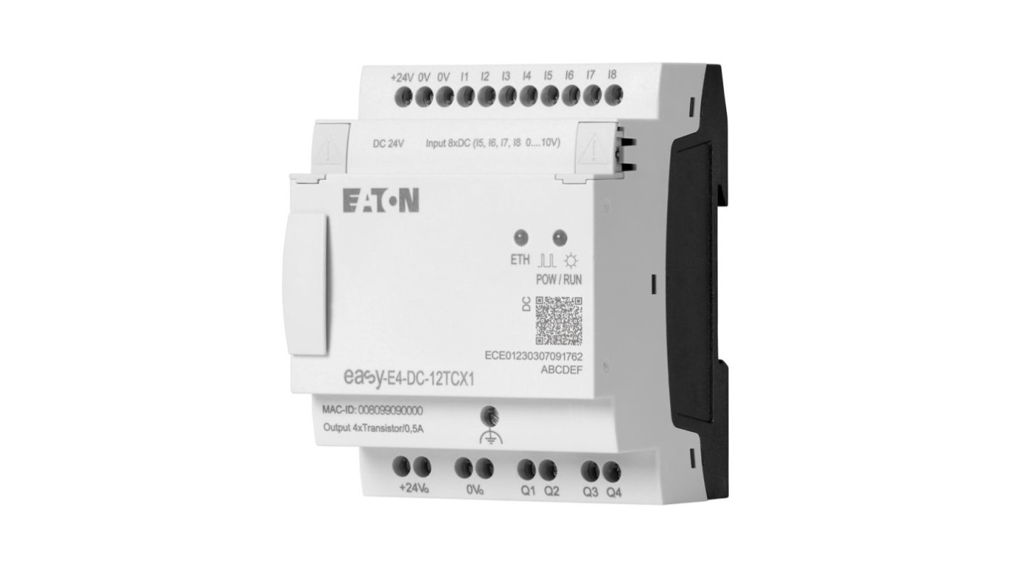 Rs-Online Modulo logico Eaton EasyE4 ingressi: 4 (analogico) 8 (digitale) uscite: 4 24 V