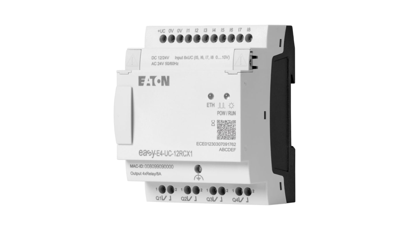 Rs-Online Modulo logico Eaton EasyE4 ingressi: 4 (analogico) 8 (digitale) uscite: 4 24 V CC