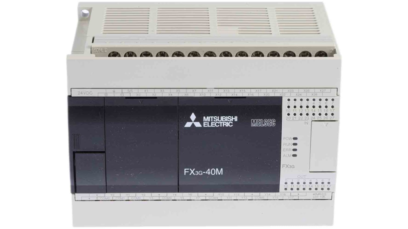 Rs-Online Modulo logico Mitsubishi Electric FX3G ingressi: 24 uscite: 16