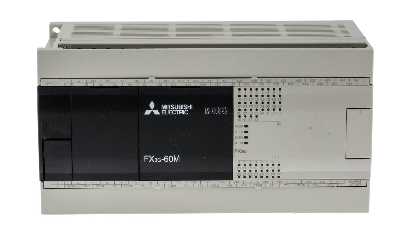 Rs-Online Modulo logico Mitsubishi Electric FX3G ingressi: 36 uscite: 24