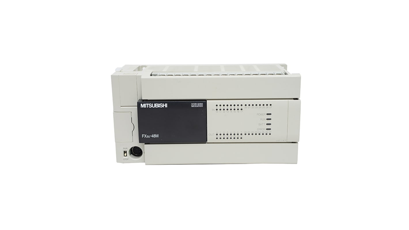 Rs-Online Modulo logico Mitsubishi Electric FX3U ingressi: 24 uscite: 24