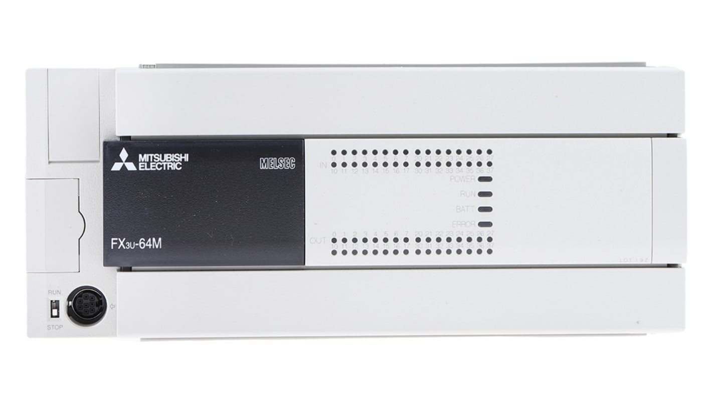 Rs-Online Modulo logico Mitsubishi Electric FX3U ingressi: 32 uscite: 32